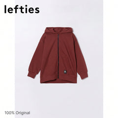 Lfties Plush jacket with hood Burgundy