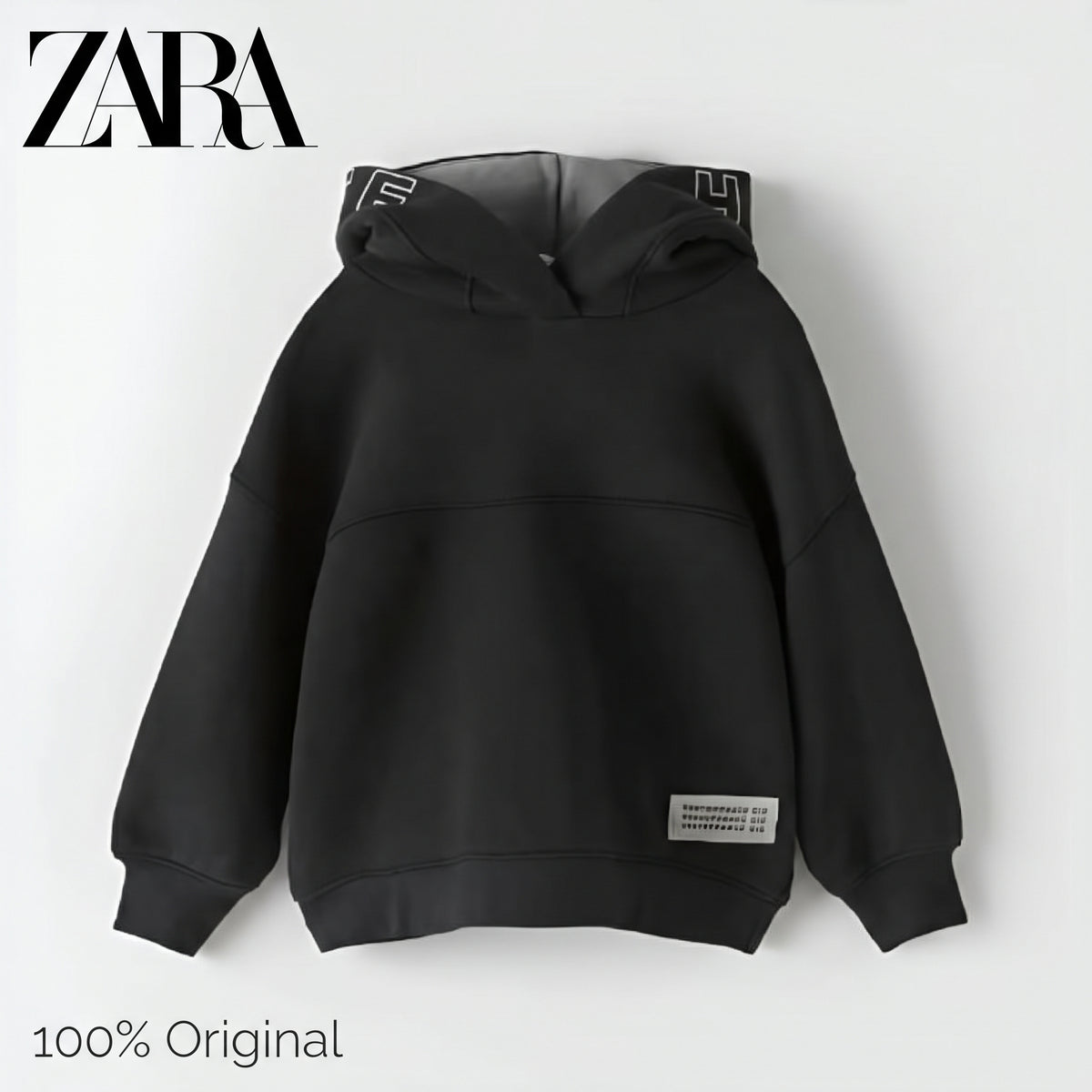 ZR Black Pullover Hoodie