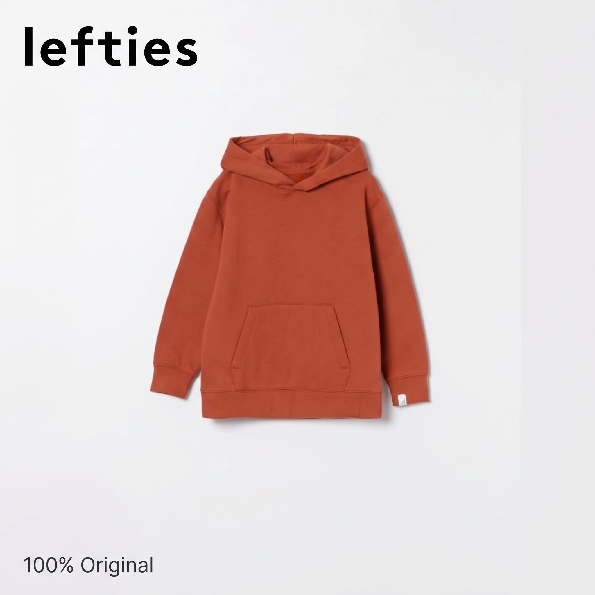 Lfties Plush jacket with hood Rust