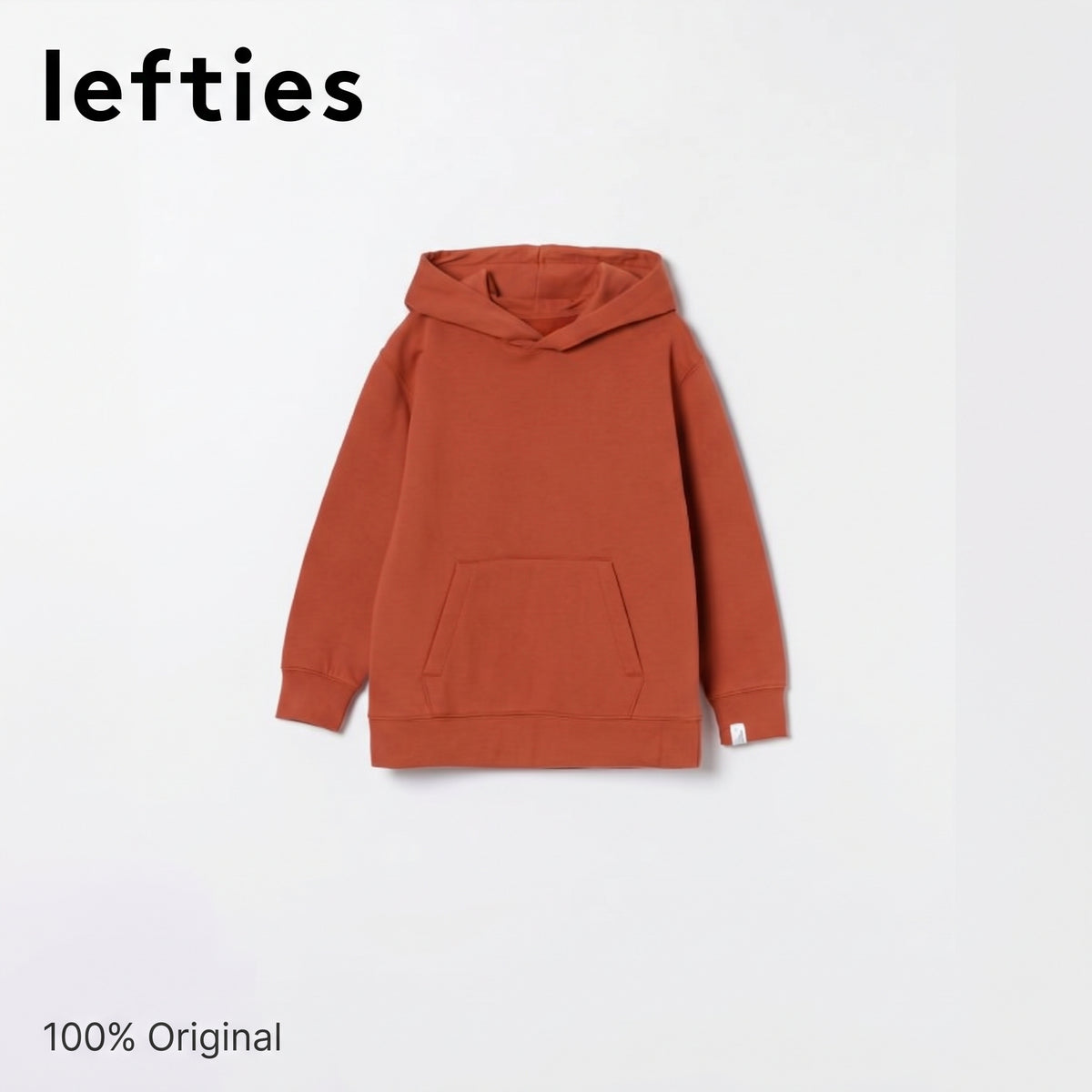Lfties Plush jacket with hood Rust