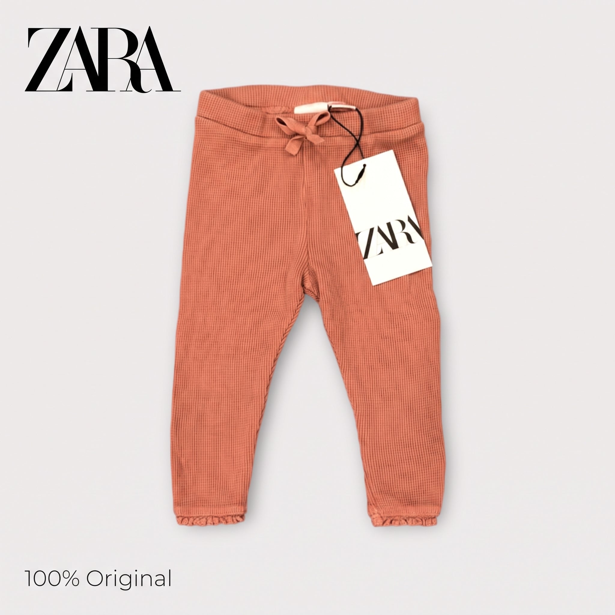 ZR Textured Tie Knot Legging For Girls