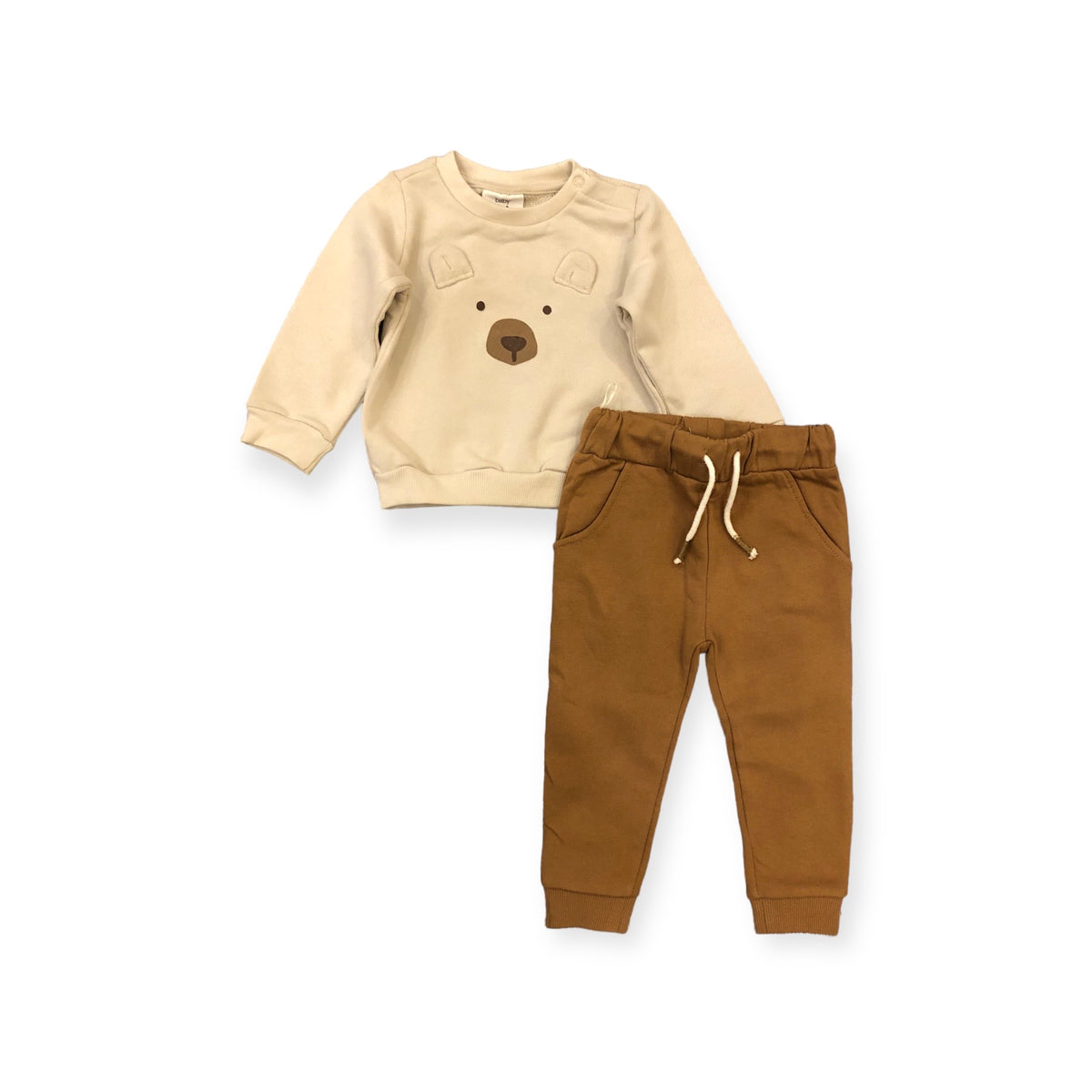 CA Embossed Bear 2 Piece Set