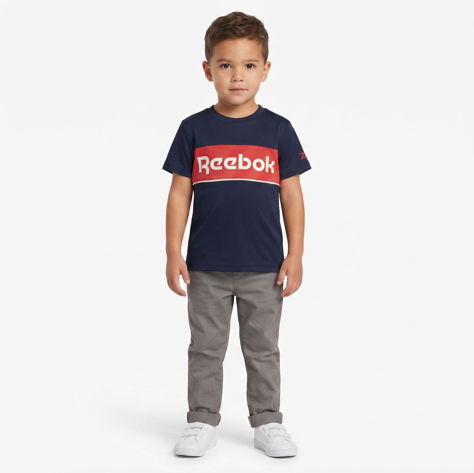 RBK Kids Performance T-Shirt Navy Blue